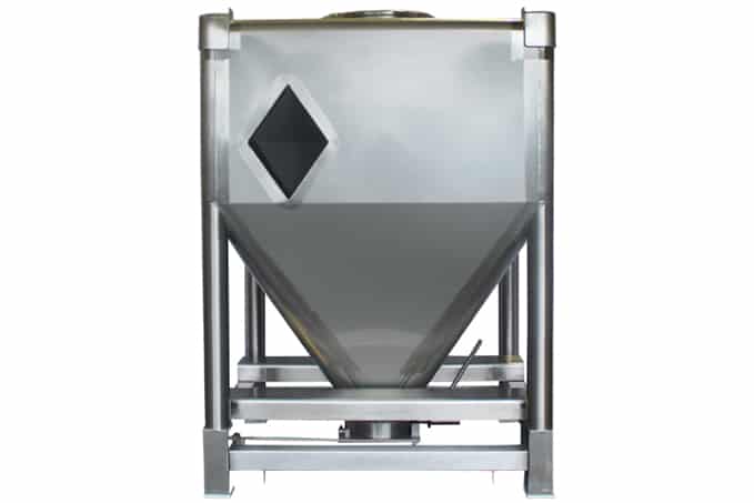Stainless Steel Hoppers For Hygienic Bulk Containment - Hanningfield