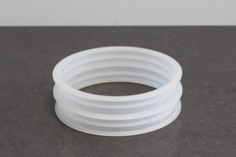 Silicone connector sleeve