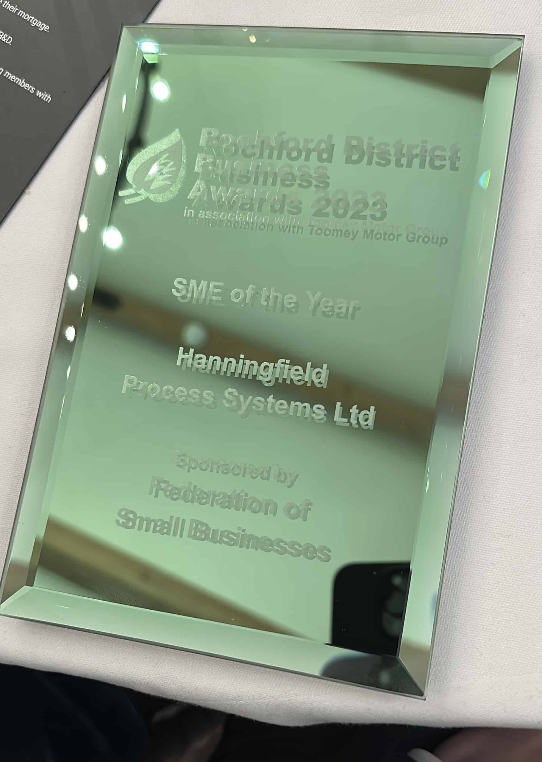 Hanningfield Agent Ray Wain Wins Prestigious ISPE Award! - Hanningfield