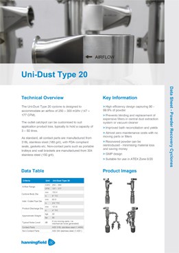 Uni-Dust Type 20 Data Sheet