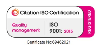 Hanningfield Process Systems ISO 9001 Accreditation